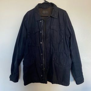 Abercrombie & Fitch Vintage Military Navy Jacket